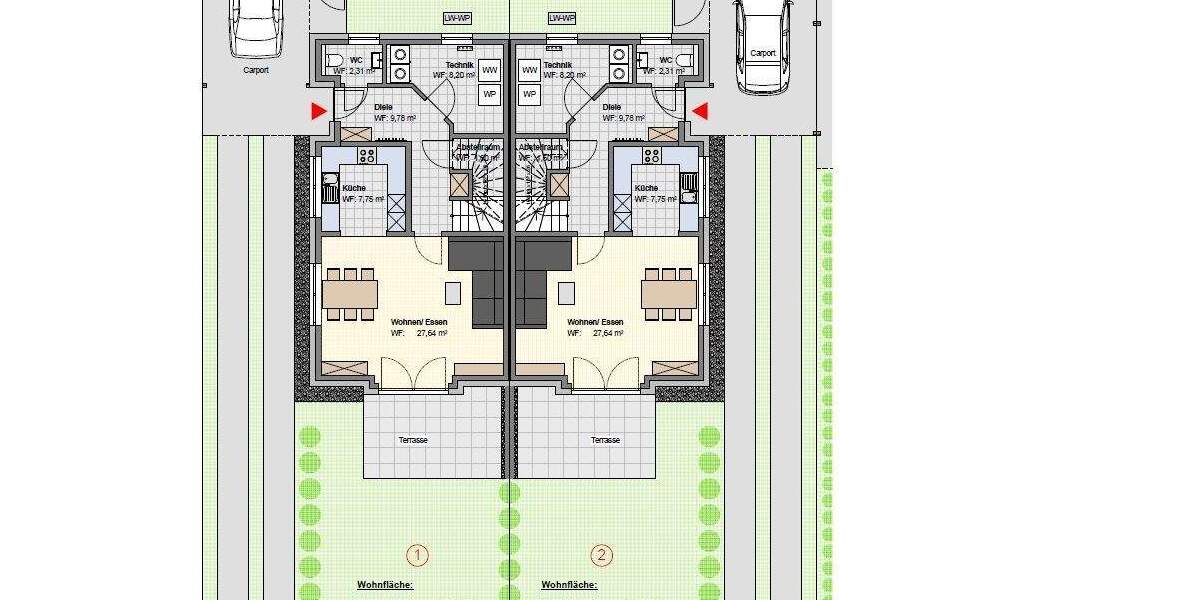 Doppelhaushälfte schlangen Schlangen - 6 Zimmer, 160 m&sup2;, 519.900&euro; | Angebot:25879109