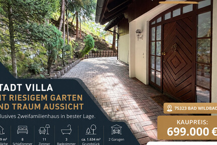 Stadt Villa mit eigenem Waldstück und Traum Aussicht - Haus Bad Wildbad Wildbad | Angebot:27649985