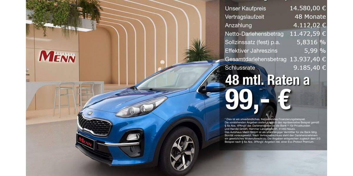Kia Sportage 101.980 km 14.580 &euro; Siegen 57074