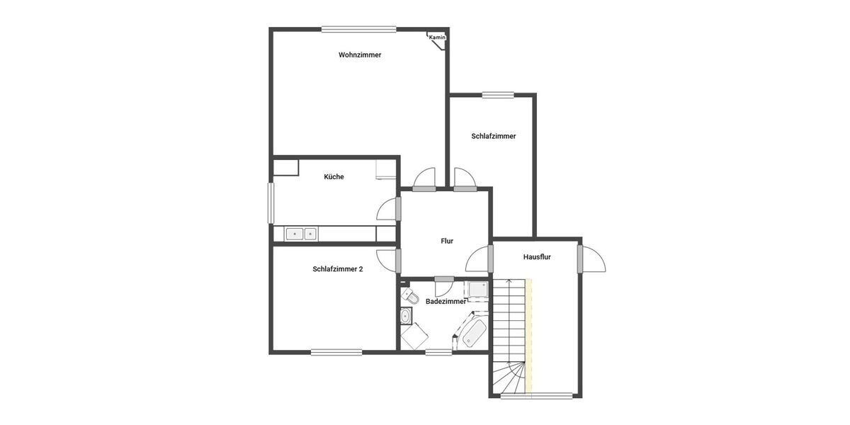 Etagenwohnung Demmin - 3 Zimmer, 81 m&sup2;, 88.500&euro; | Angebot:26790278