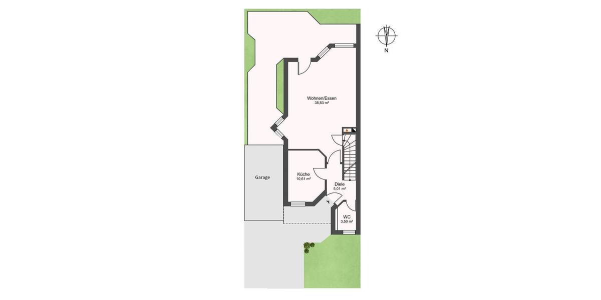 Doppelhaushälfte Bielefeld-Brackwede Brackwede - 5 Zimmer, 123 m&sup2;, 465.000&euro; | Angebot:25897708