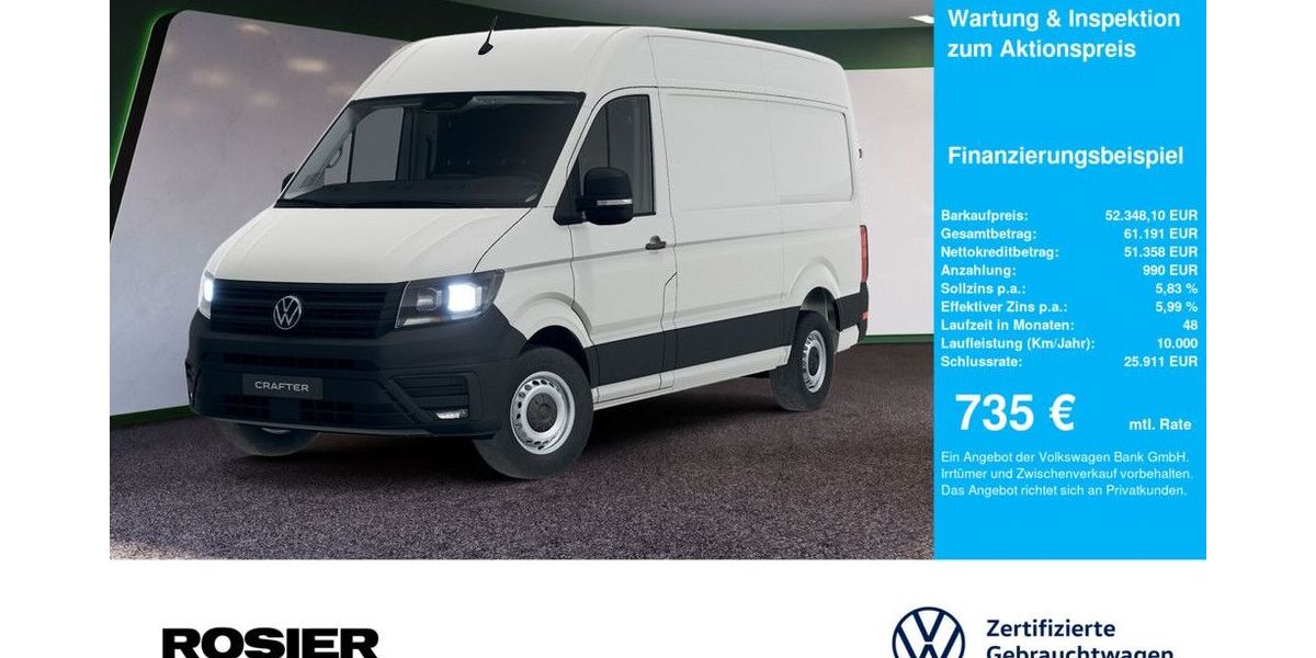 VW Crafter 9.252 km 52.348 &euro; Menden 58706