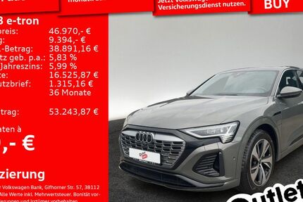 Audi Q8 e-tron 78.287 km 46.970 &euro; Senden 89250