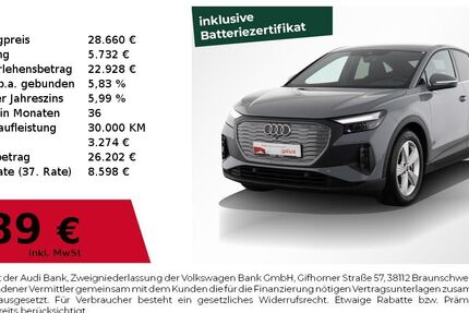 Audi Q4 e-tron 61.800 km 28.660 &euro; Nürnberg 90441