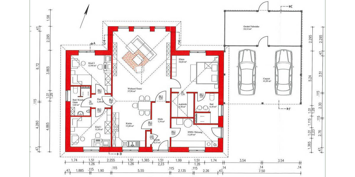Einfamilienhaus Lindern (Oldenburg) Lindern - 4 Zimmer, 132 m&sup2;, 420.000&euro; | Angebot:26433605
