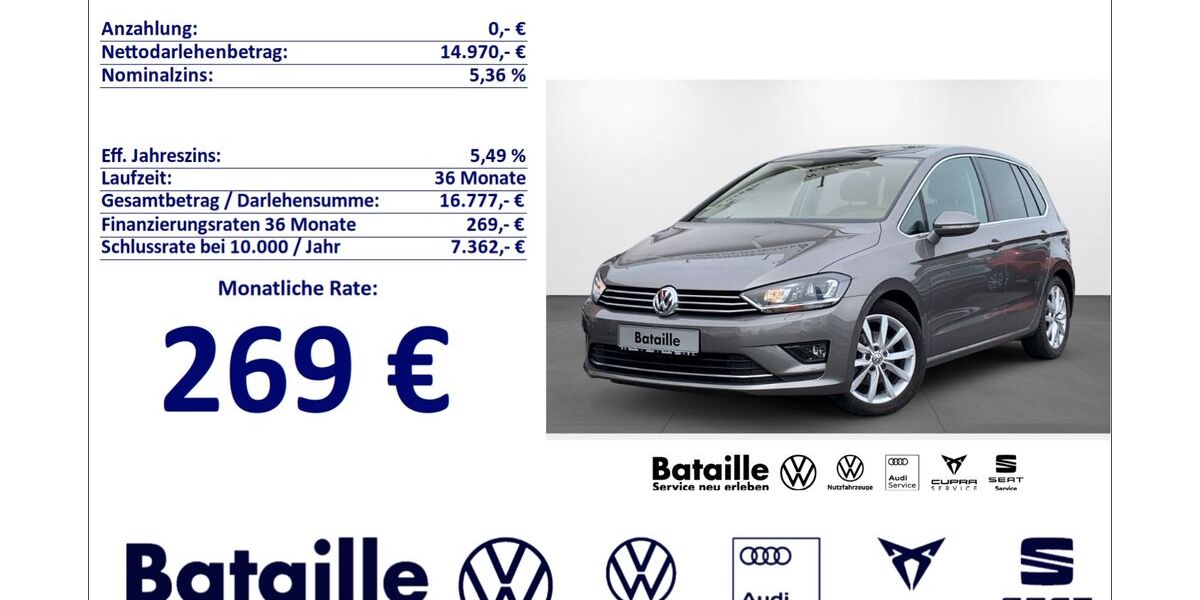 VW Golf Sportsvan 54.823 km 14.970 &euro; Jülich 52428