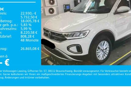 VW T-Roc 25.600 km 22.930 € Neckarsulm 74172