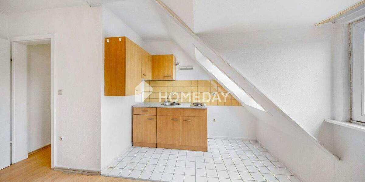 Kompakte Dachgeschosswohnung mit Weitblick 2 zimmer