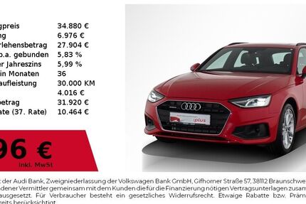 Audi A4 29.999 km 34.330 &euro; Nürnberg 90441