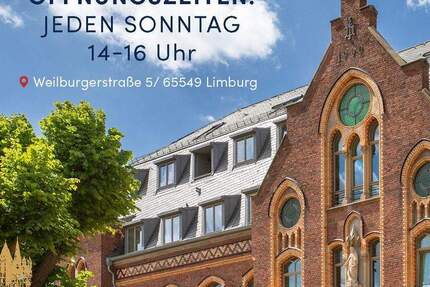 Traumhaft: Neubau-EG-Wohnung mit tollem Domblick - Sonnen-Terrasse - effizienter Grundriss - Limburg 2 zimmer