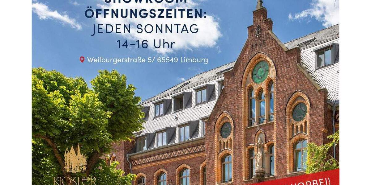 Traumhaft: Neubau-EG-Wohnung mit tollem Domblick - Sonnen-Terrasse - effizienter Grundriss - Limburg 2 zimmer