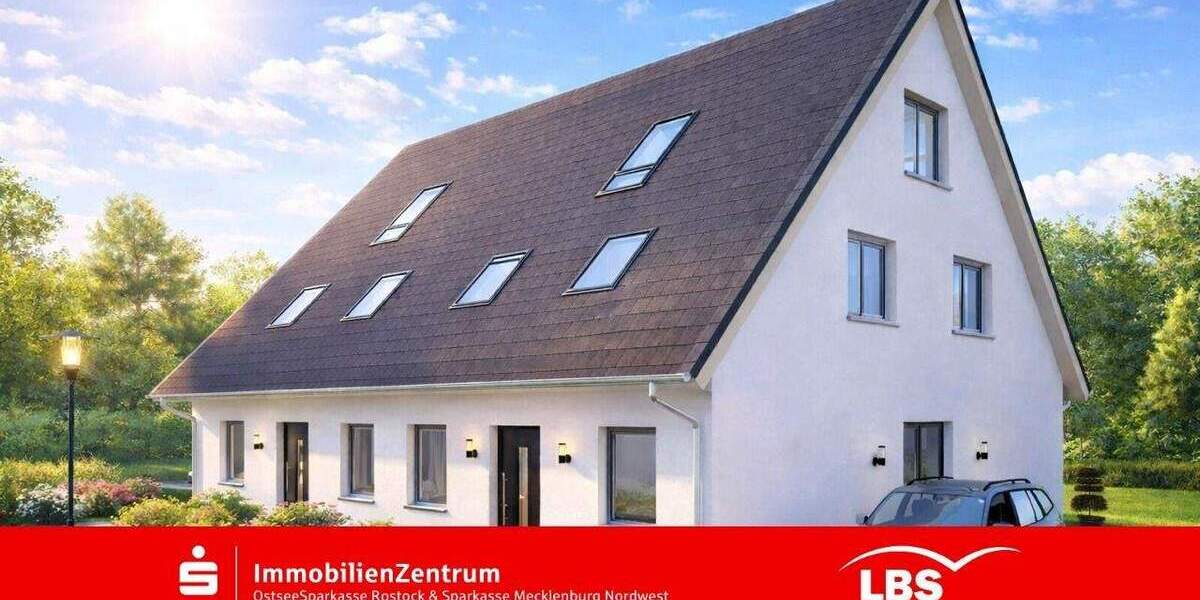 Doppelhaushälfte Broderstorf Neu Fienstorf - 4 Zimmer, 110 m&sup2;, 399.000&euro; | Angebot:25198186