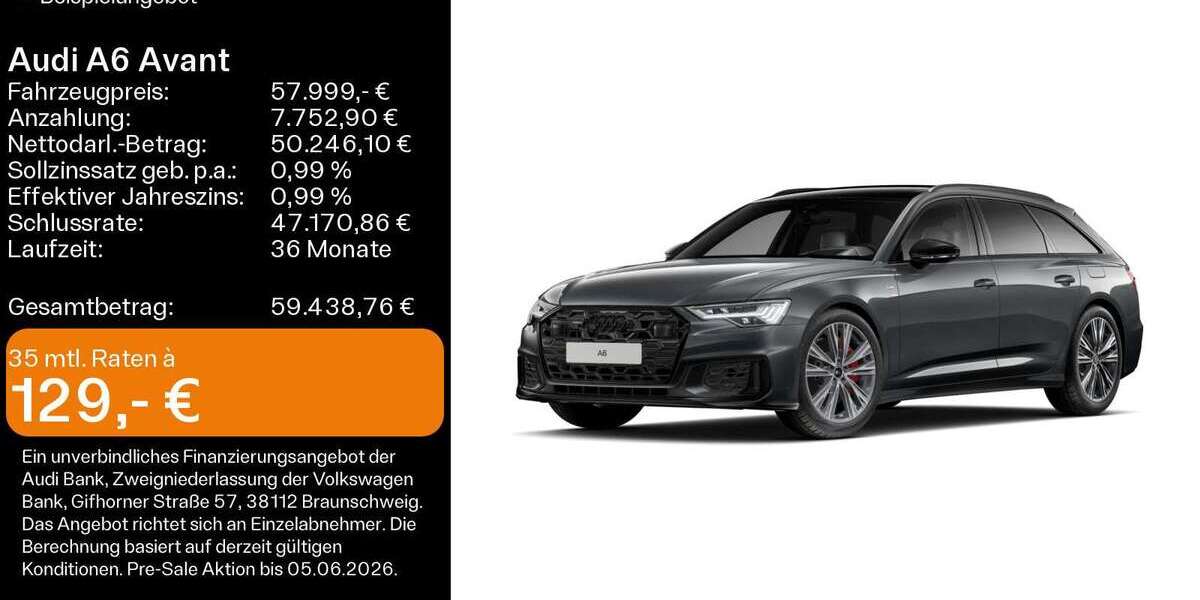 Audi A6 17.900 km 57.999 &euro; Linsengericht 63589