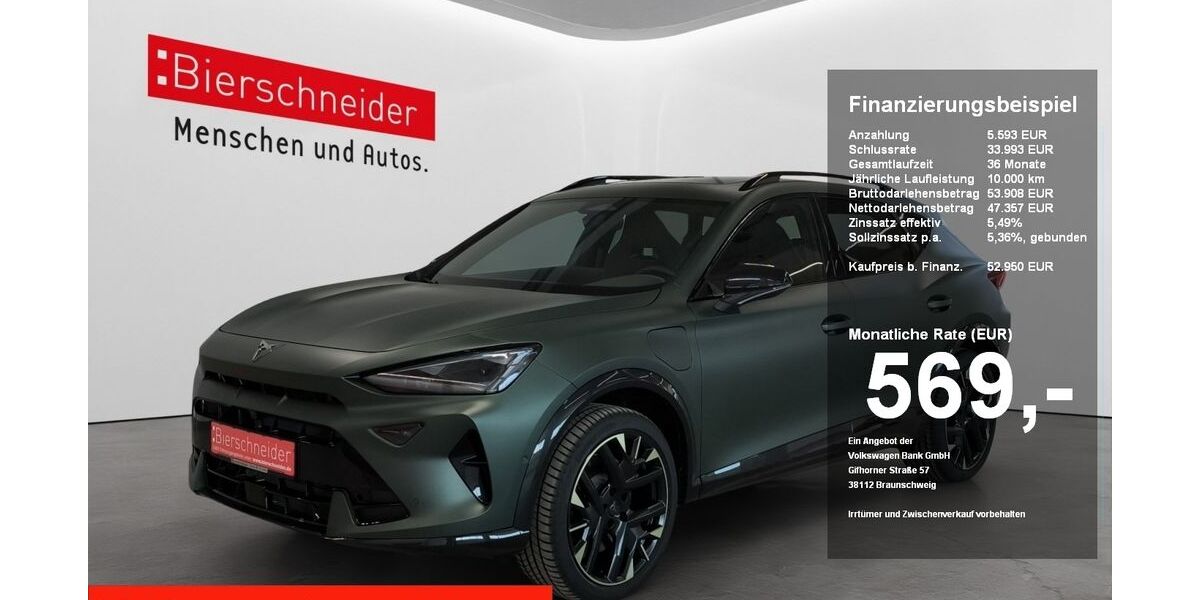 Cupra Formentor 2.500 km 50.950 &euro; Regensburg 93055