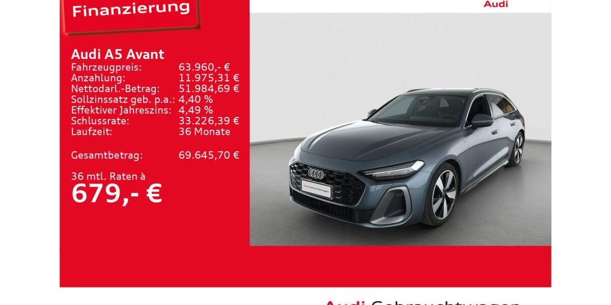 Audi A5 15.686 km 62.390 &euro; Ulm 89073