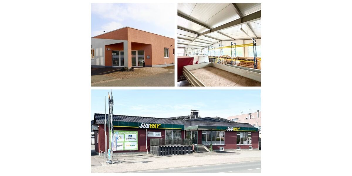 Provisionsfrei* Vielseitige Gewerbeimmobilie in Korbach: Büro, Werkstätten, Gastronomie, PV-Anlage, vermietet - Gewerbeobjekt Korbach | Angebot:22719471