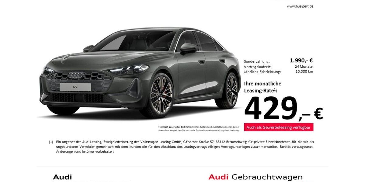 Audi A5 3.682 km 56.911 &euro; Dortmund 44143