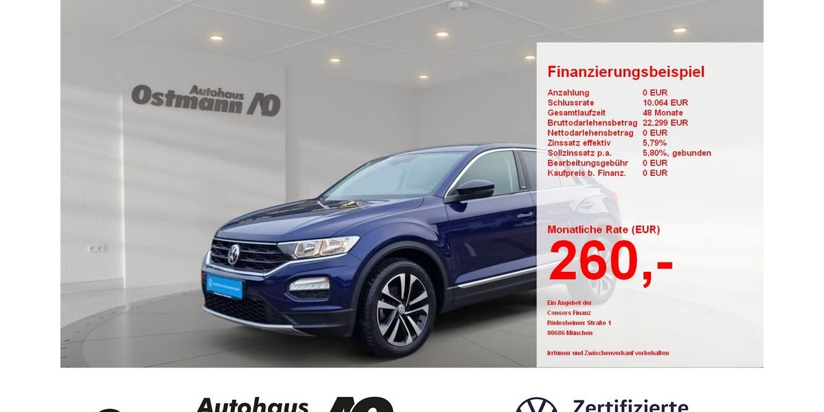 VW T-Roc 20.884 km 18.990 &euro; Bad Arolsen 34454