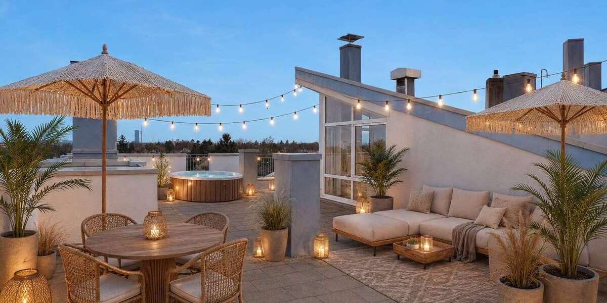 XXL Dachterrasse für Ihr summer feeling! Maisonette Wohnung in Untermenzing - Dachgeschoßwohnung München Allach-Untermenzing | Angebot:26441369