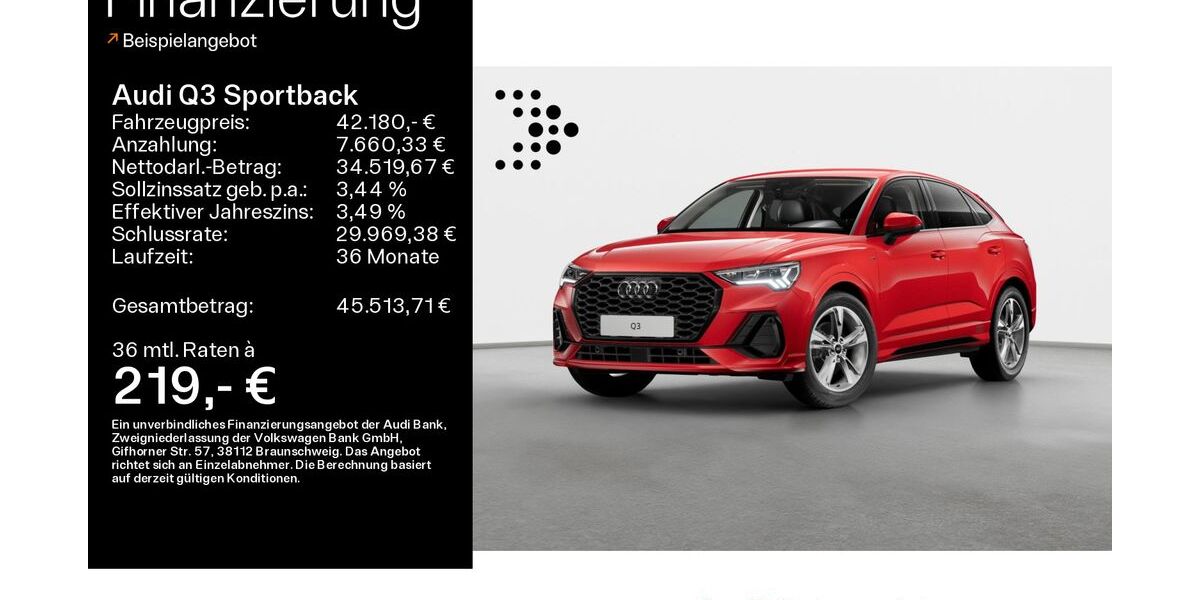 Audi Q3 6.181 km 42.180 &euro; Haßfurt 97437