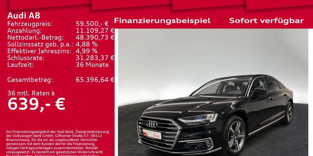 Audi A8 60.200 km 59.500 &euro; Berlin 10587