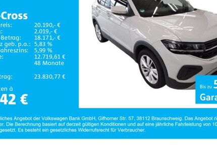 VW T-Cross 15.972 km 19.990 € Gersthofen 86368