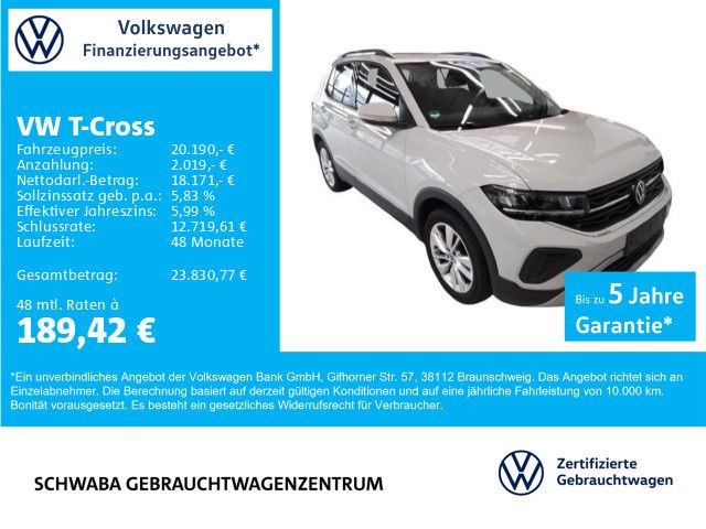 VW T-Cross 15.972 km 19.990 € Gersthofen 86368