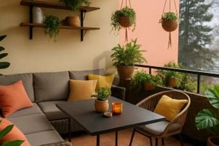 GROßER BALKON, MODERNE AUSSTATTUNG & RUHE 2 zimmer