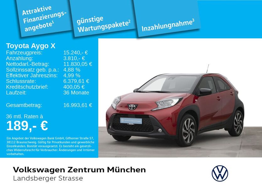 Toyota Aygo (X) 13.332 km 14.681 € München 80687