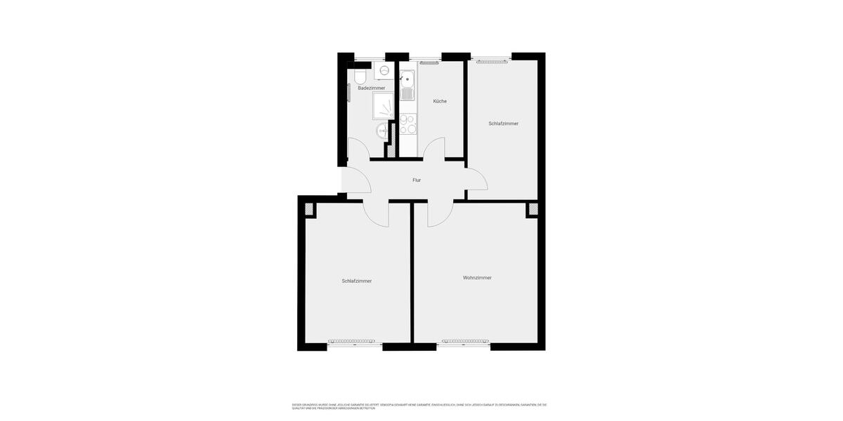 Etagenwohnung Diesdorf - 3 Zimmer, 60 m&sup2;, 180&euro; | Angebot:23186432