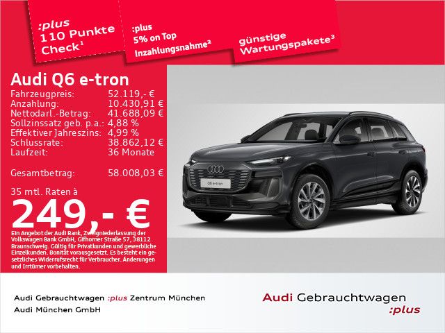 Audi Q6 e-tron 16.722 km 51.557 &euro; Eching 85386