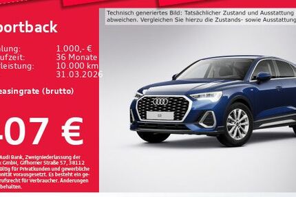 Audi Q3 9.363 km 42.183 &euro; Eching 85386