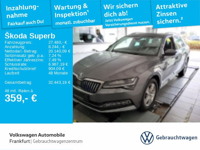 Skoda Superb 50.166 km 27.480 € Frankfurt 60326