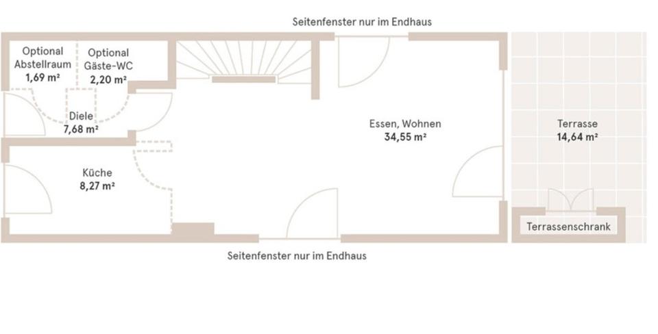 Reihenhaus Mannheim Gartenstadt - 5 Zimmer, 141 m&sup2;, 580.000&euro; | Angebot:25594886