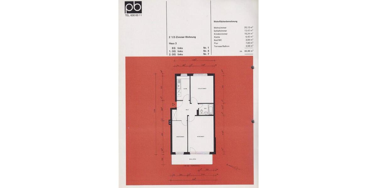 Erdgeschoßwohnung Hamburg Bahrenfeld - 3 Zimmer, 66 m&sup2;, 295.000&euro; | Angebot:25614953