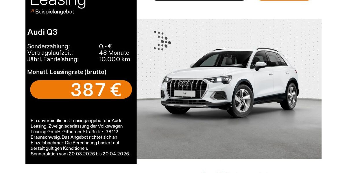 Audi Q3 29.497 km 36.580 &euro; Schweinfurt 97424