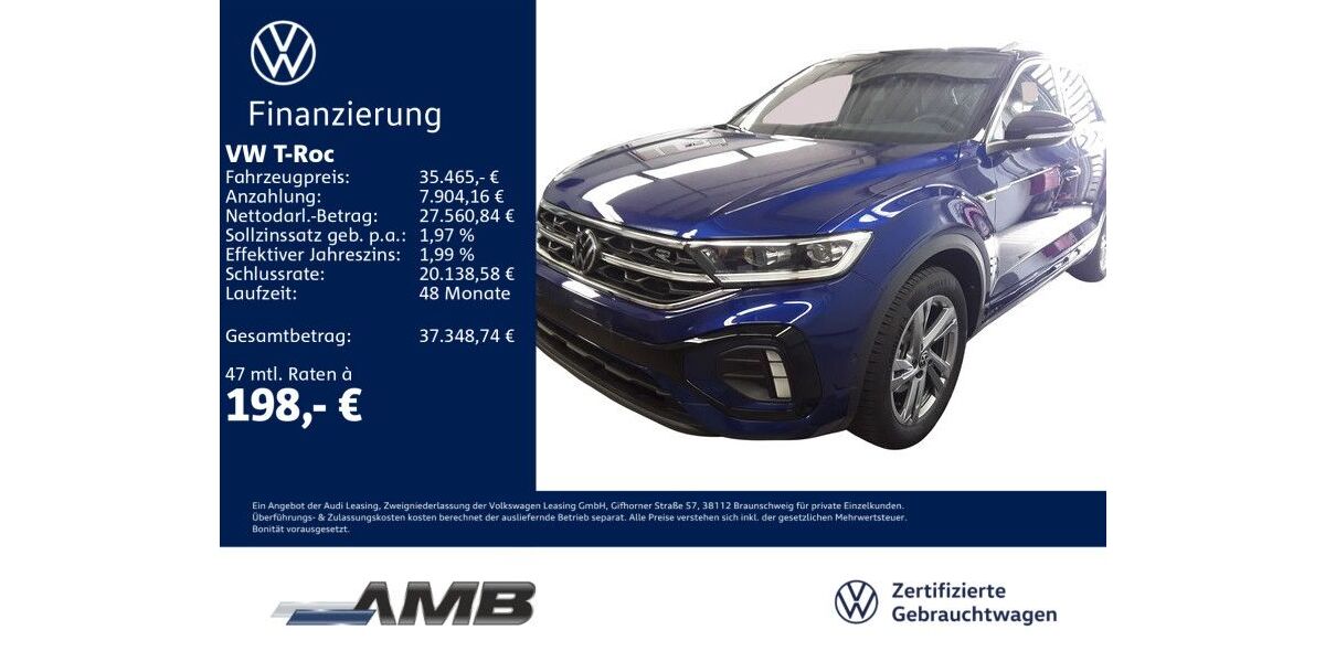 VW T-Roc 5.480 km 34.770 &euro; Borna 04552