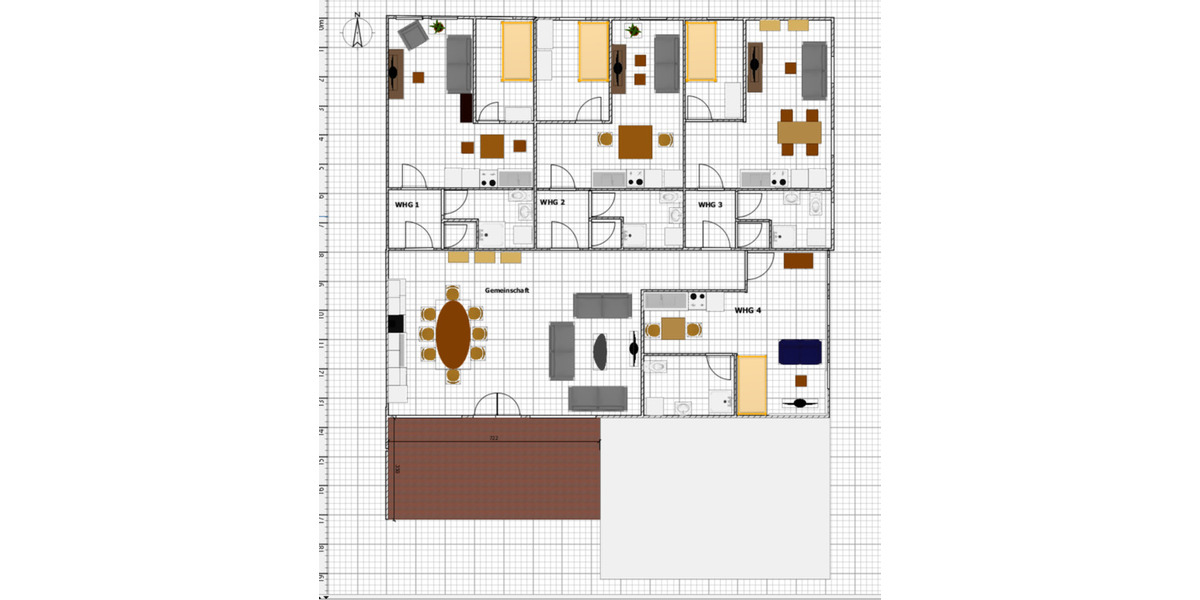 Hochparterre Herbsleben - 1 Zimmer, 200 m&sup2;, 340&euro; | Angebot:20216250