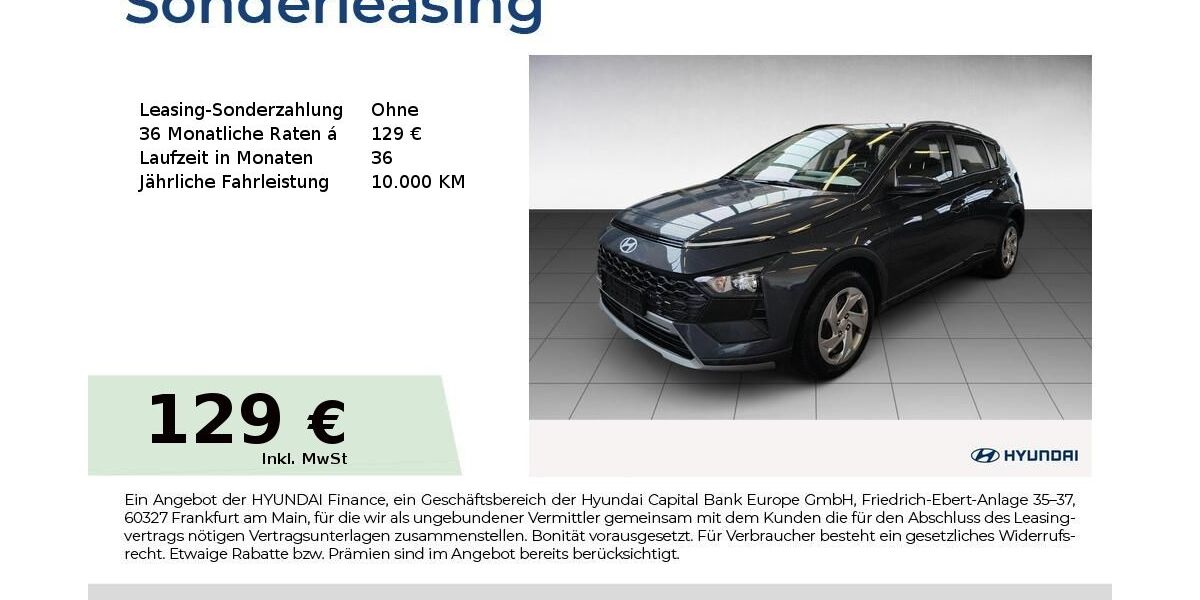 Hyundai BAYON 17.833 km 15.750 &euro; Fürth 90763