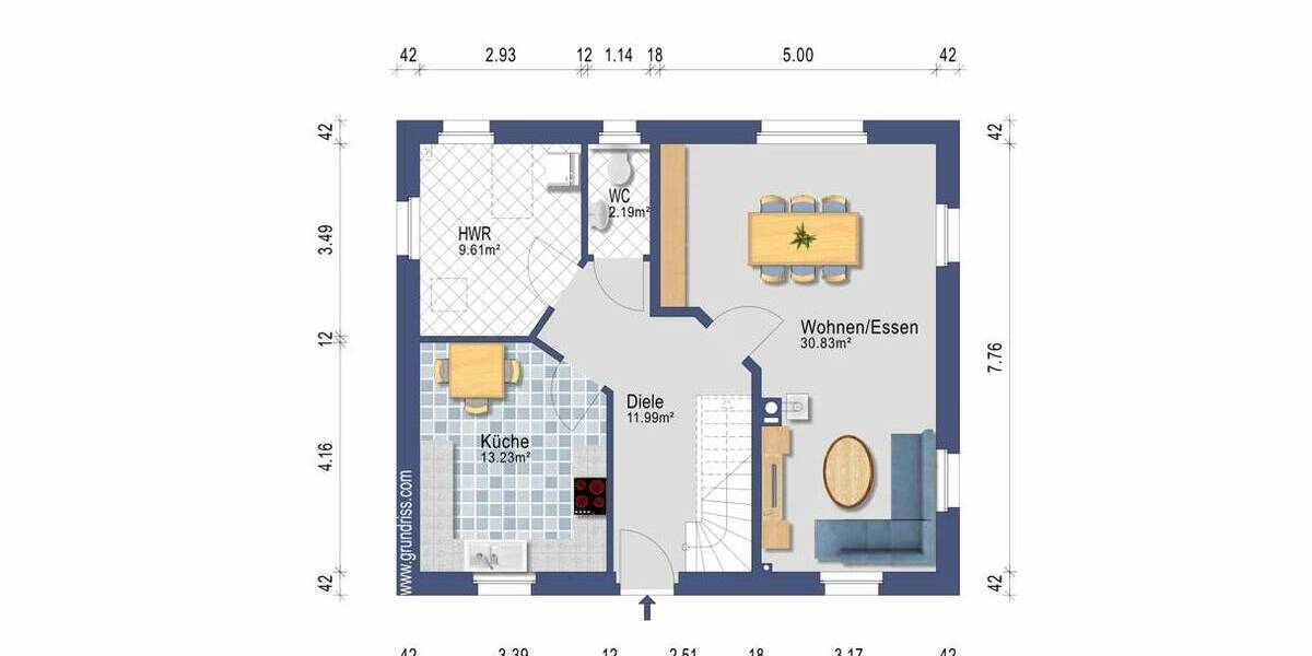 Einfamilienhaus Schuby - 4 Zimmer, 120 m&sup2;, 415.000&euro; | Angebot:26585510