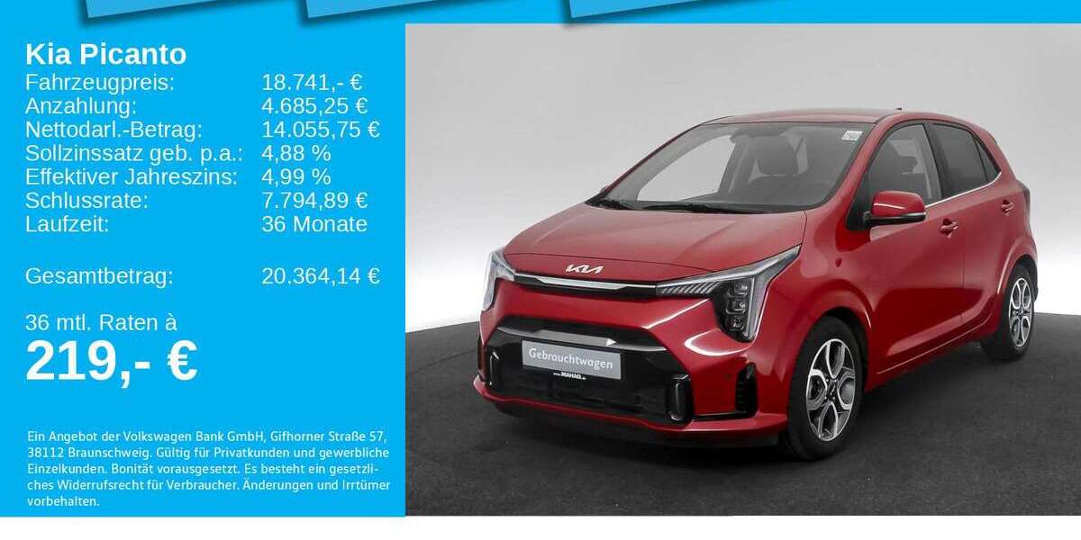 Kia Picanto 6.788 km 18.741 &euro; München 80935