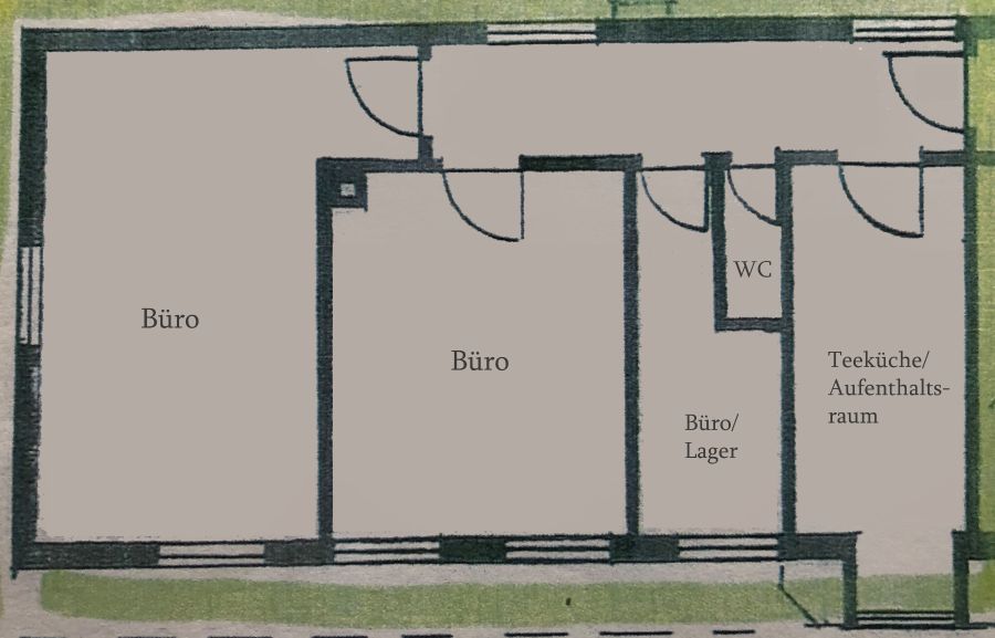 Verkehrsgünstige Lagerhalle m. Sanitärräumen, eigenem Tor und 2 Parkplätzen provisionsfrei - Gewerbeobjekt Remshalden | Angebot:22695774