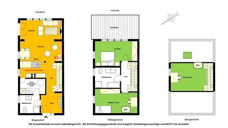 Doppelhaushälfte Wendisch Rietz Siedlung - 4 Zimmer, 146 m&sup2;, 1.840&euro; | Angebot:26450765