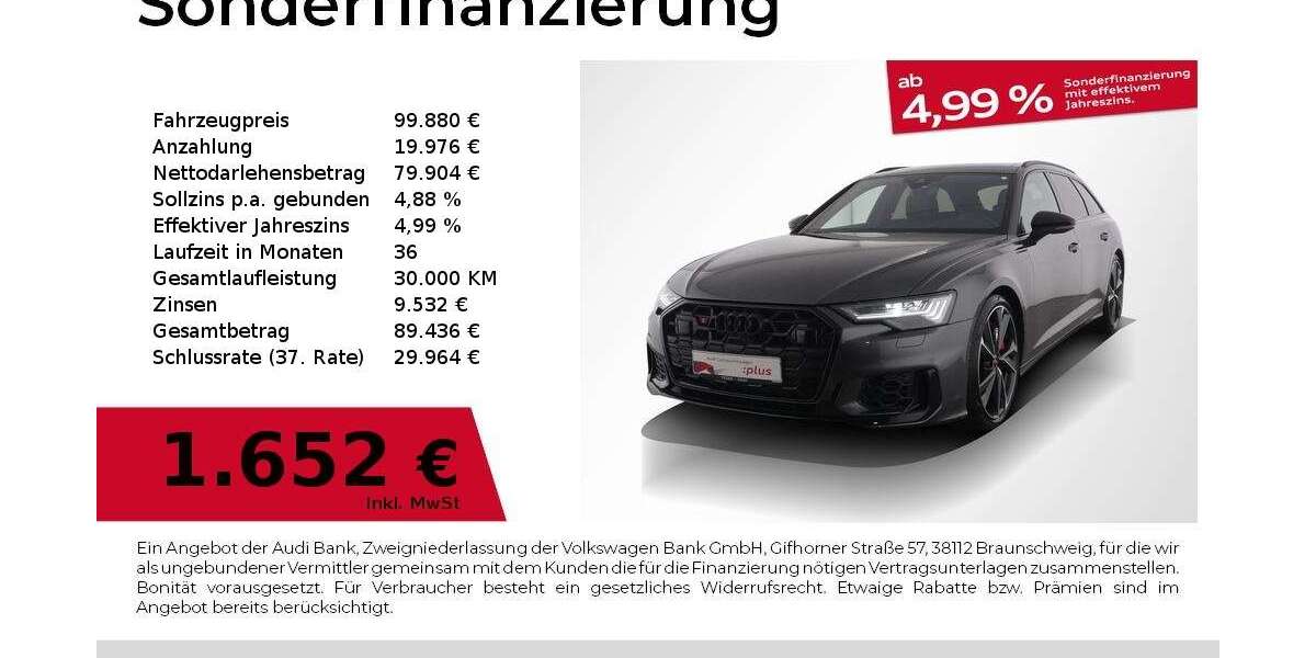 Audi S6 9.999 km 99.880 &euro; Nürnberg 90441