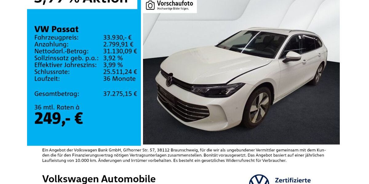 VW Passat 16.563 km 33.930 &euro; Leipzig 04178