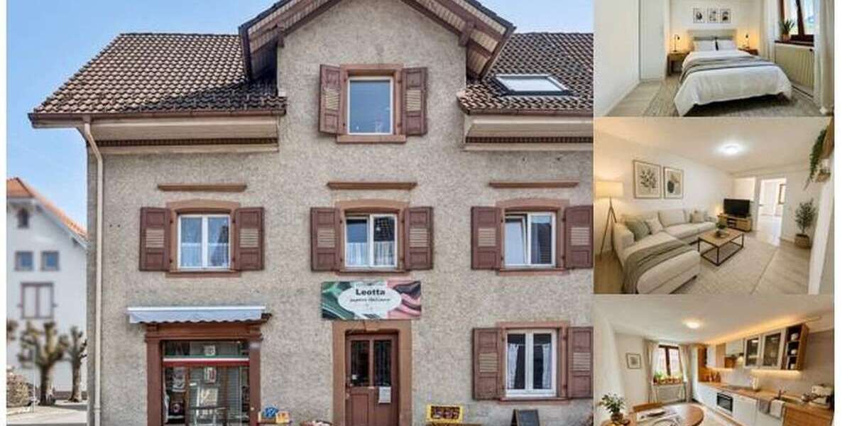 Etagenwohnung Schopfheim - 2 Zimmer, 40 m&sup2;, 599&euro; | Angebot:26394856