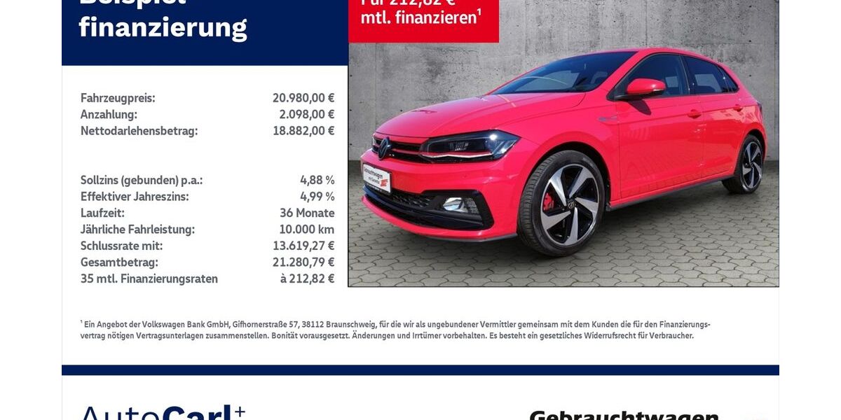 VW Polo 34.100 km 20.580 &euro; Plauen 08527