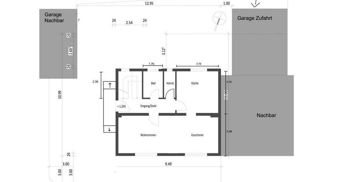 Reihenendhaus Niederwerth - 4 Zimmer, 114 m&sup2;, 520.000&euro; | Angebot:26730809