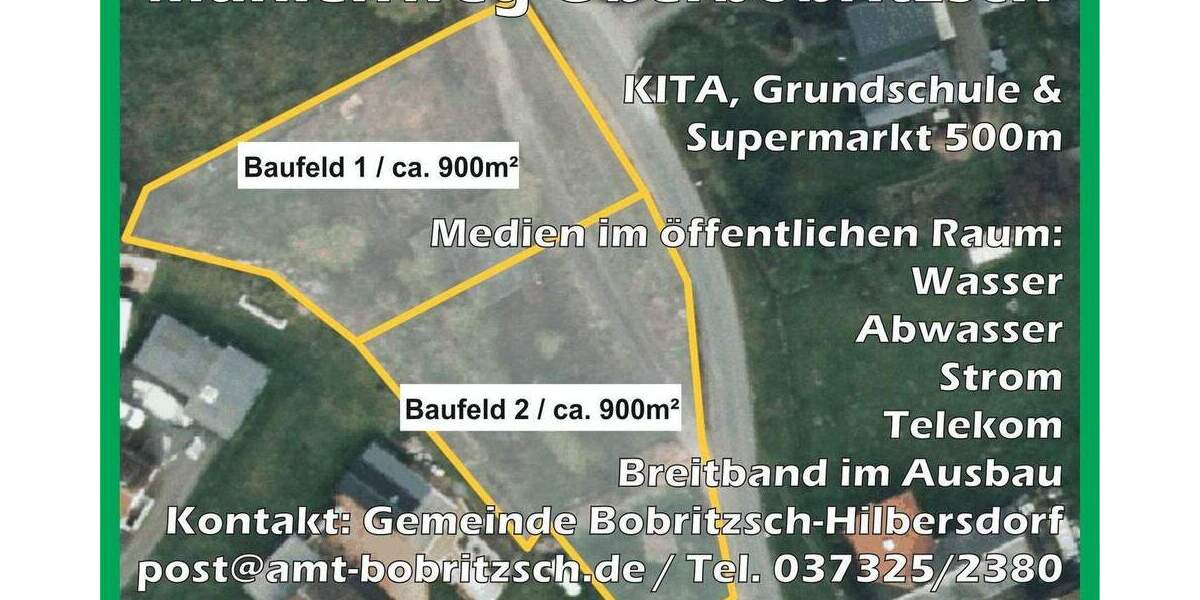 Grundstück Bobritzsch-Hilbersdorf Oberbobritzsch - 59.000&euro; | Angebot:25721099
