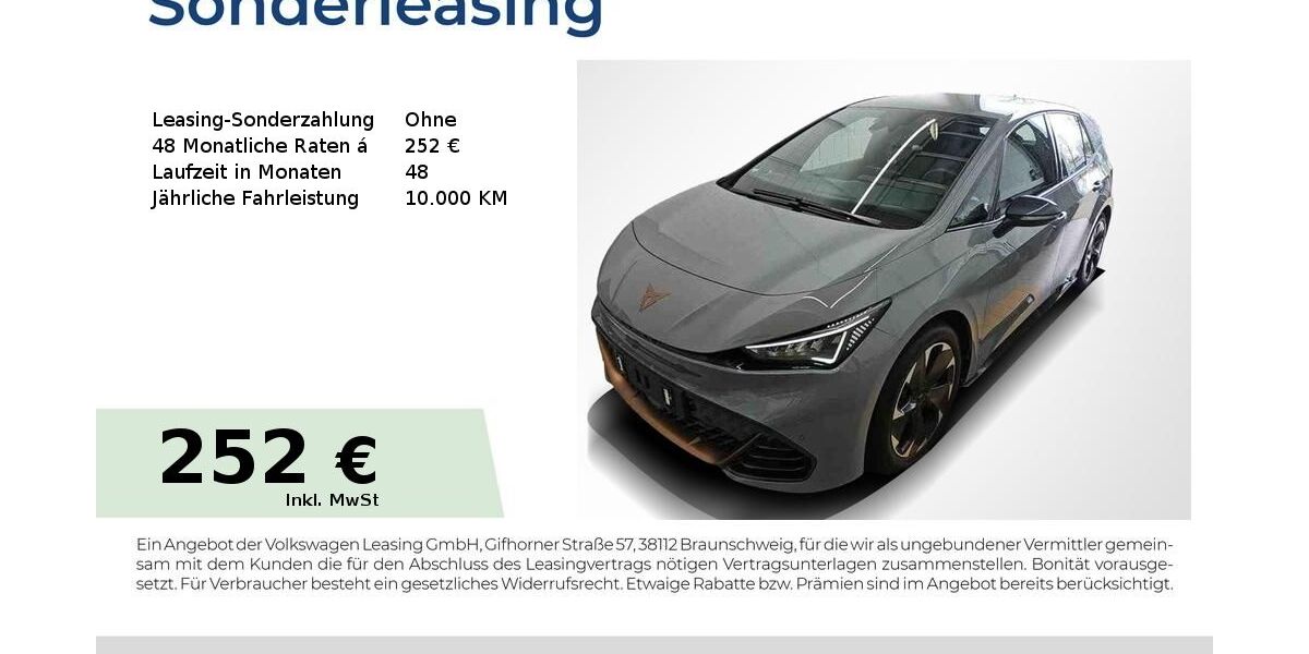 Cupra Born 21.489 km 24.940 &euro; Bernburg 06406